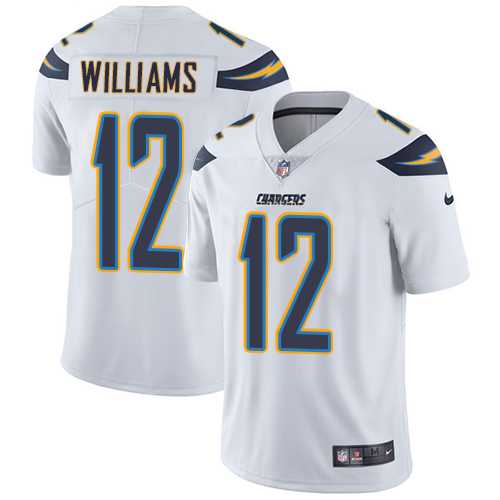 Nike San Diego Chargers #12 Mike Williams White NFL Vapor Untouchable Limited Jersey,We sell and wholesale Nike San Diego Chargers #12 Mike Williams White NFL Vapor Untouchable Limited Jersey on line form chian!